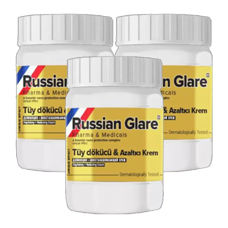 Glegnd Russ Glare Tüylere Krem Nano 3 Adet X 50 Ml Russ Merhemi