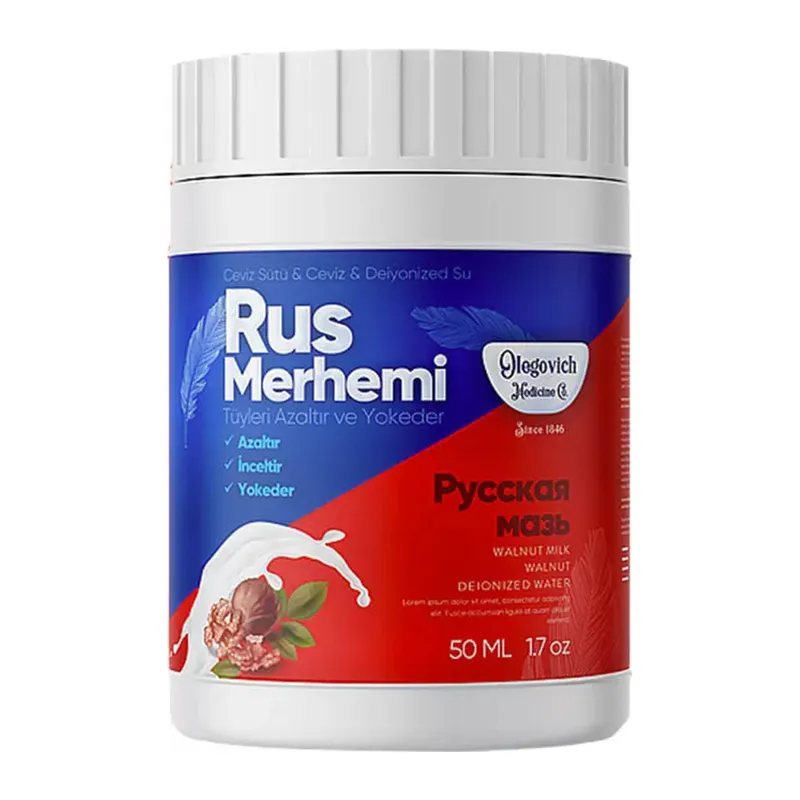 Rus Merhemi Tüy Dökücü 50 Ml 3 Adet
