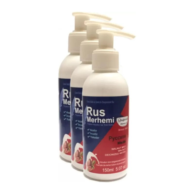 Rus Merhemi Tüy Dökücü Azaltıcı Krem Merhem 150 Ml 3 Adet