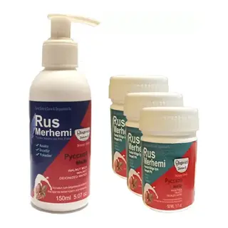 Hintohu Tüy Dökücü Azaltıcı Rus Merhemi 150 Ml 1 Adet + Genital Bölge Merhemi 50 Ml 3 Adet