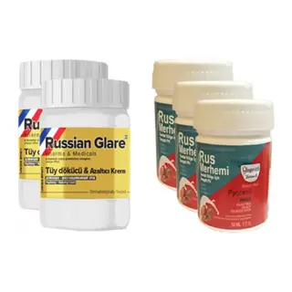 Olegovich Medicine Tüy Dökücü Azaltıcı Merhem 50 Ml 2 Adet + Genital Bölge Merhemi 50 Ml 3 Adet