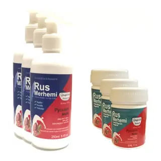 Olegovich Medicine Rus Merhemi Tüy Dökücü 250 Ml 3 Adet + Genital Bölge Kremi 50 Ml 3 Adet