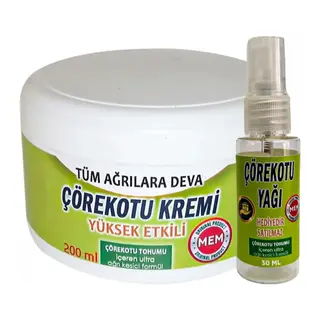 Playboy Çörek Otlu Bakım Kremi Crk:005 200 Ml Green Box Relax Büyük Boy İle Yanında 30 Ml Çörek Otu Yağı