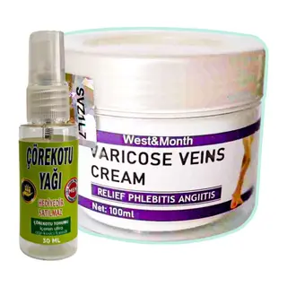 Varicose Ve.ns 100 Ml 1 Adet West&month Bacak Bakım Krem + Çörek Otu Yağı Yağı 30 Ml