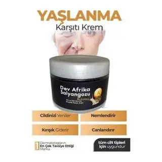 Das Dev Arfrika Salyangozu Kırşıklık Karşıtı Kremi 100 Ml X 1 Adet