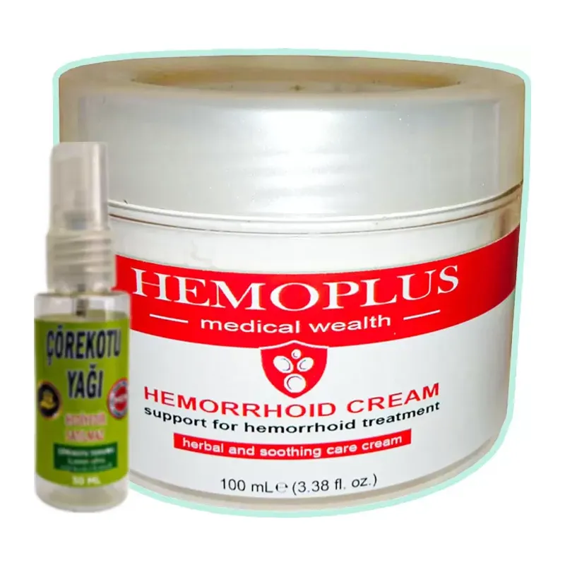 Hemoplus Krem 100 Ml + Çörek Otu Yağı 30 Ml