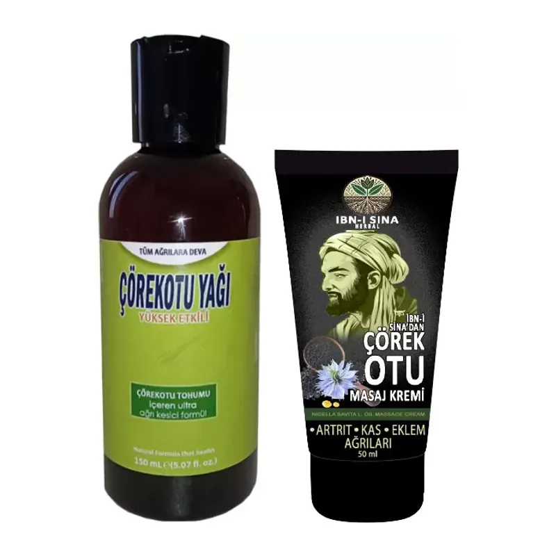 Çörek Otu Yağı 150 Ml + Ibn-ı Sina Çörek Otu Kremi 50 Ml