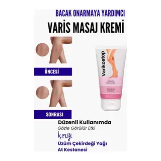 Bacak Varikostop Masaj Kremi 200 Ml