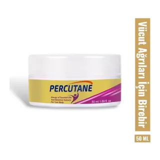 Percuadet Vücut Ağrı Yönetimi Için Hızlı Ve Etkili Masaj Bakım Kremi 50 Ml