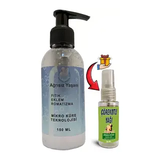 Ağrısız Yaşam Jeli Mikro Küre Teknolojisi 150 Ml Ağrılarınıza Teskin Jeli + Çörek Otu Yağı