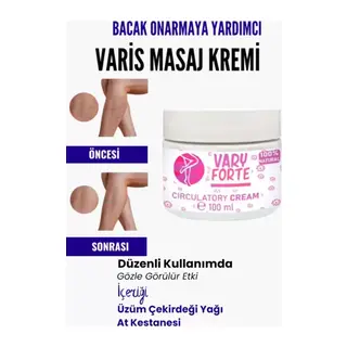 Bölgesi Için Bacak Varyforte Masaj Kremi 100 Ml