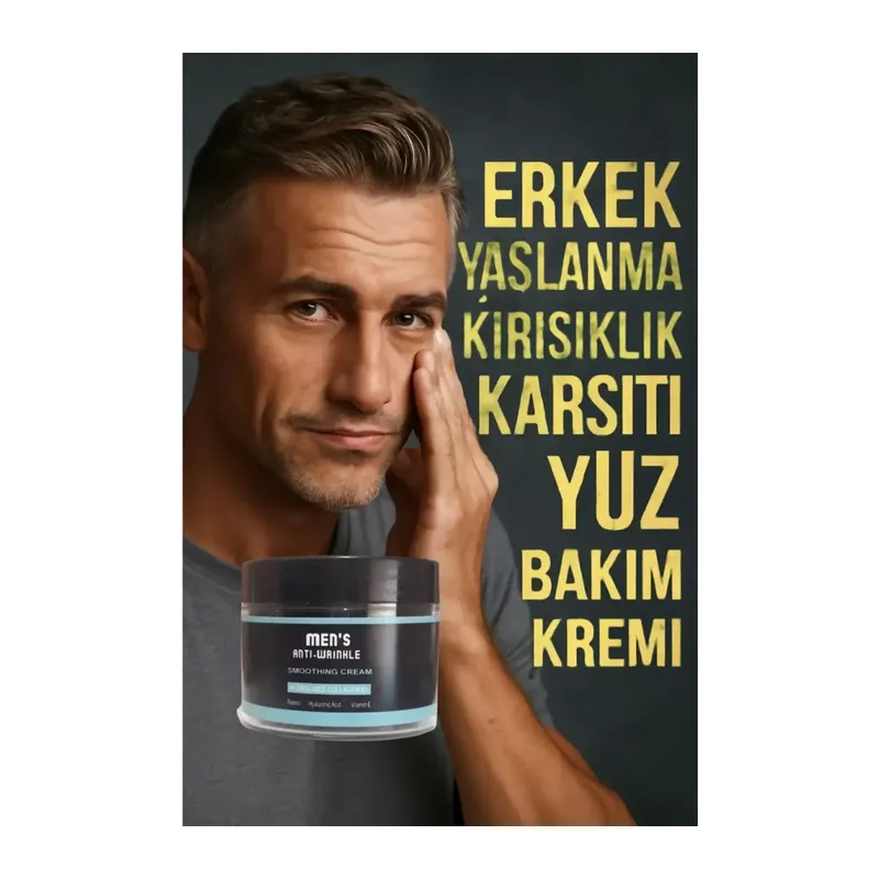 Süper Men's Anti-wrinkle Cream Erkek Yüz Bakım Kremi 100 Ml