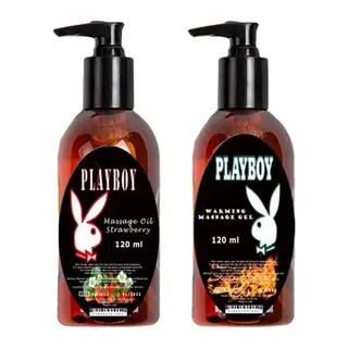 Playboy Massage Oil Strawberry Fragrances And Warming 120 Ml Çilek Kokulu Ve Isıtıcılı Vücut Masaj Y