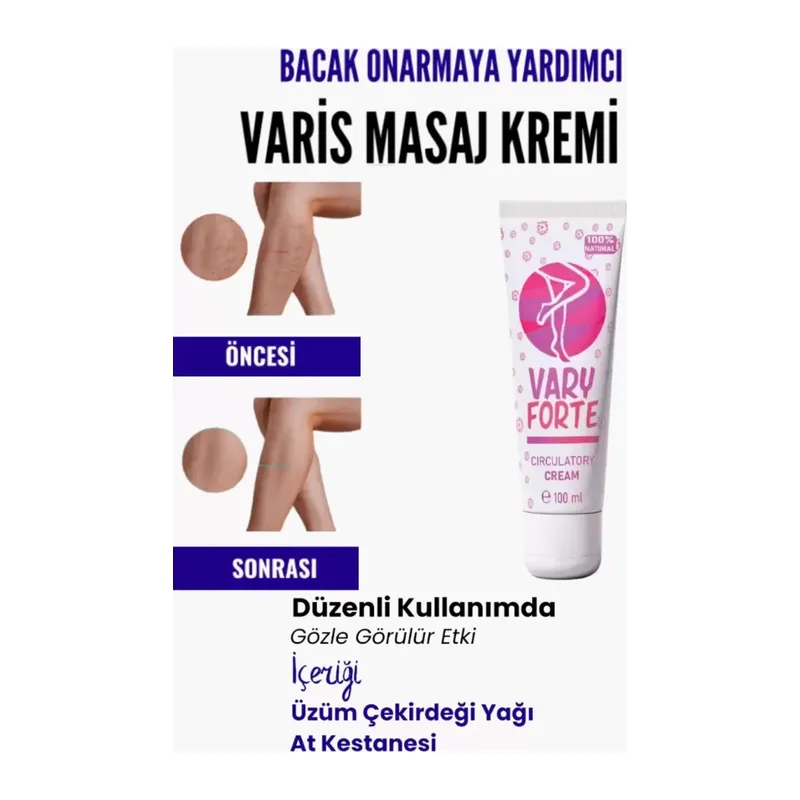 Bacak Varyforte Masaj Kremi 100ml