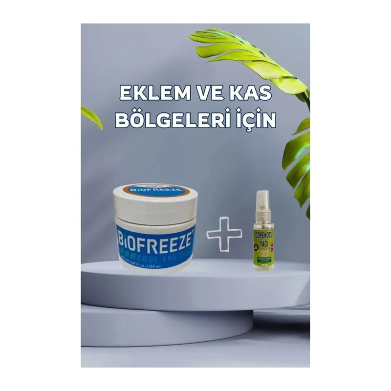 Biofreeze Masaj Kremi 150 Ml 1 Adet + Çörek Otu Yağı 30 Ml 1 Adet