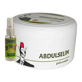 Abdulselim 200 Ml Relax Kremi A-34:012 Bölgesel Kremi Ve Yanında 30 Ml Çörek Otu Yağı