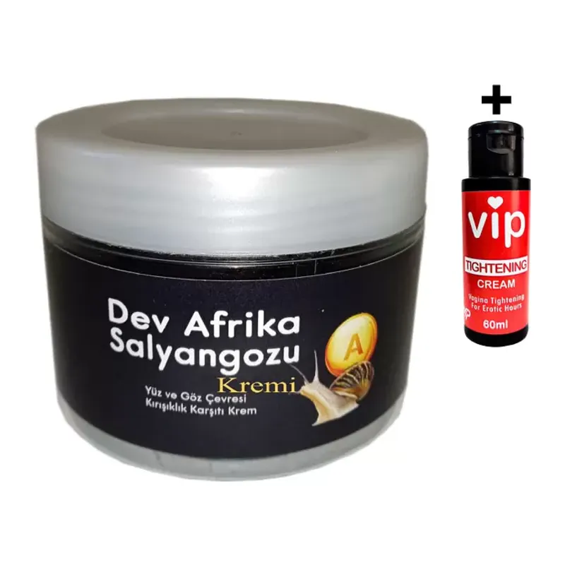 Bonie Giant Vıp:31 YÀşlanma KÀrşıtı SÀlyangoz Kremi 100ml Dev Afrika Salyangozu Yanında Vip VajÌna ŞÉkillendÌrici Krem 60 Ml