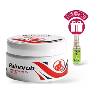 Painorub Vücut Ağrı Yönetimi Için Hızlı Ve Etkili Masaj Kremi 50 Ml + Çörek Otu Yağı 30 Ml Hediye