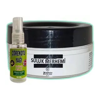 Etkili Sülük Merhemi Tüm Vücutmasajkremi 50 Ml + Çörekotu Yağı