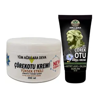Çörek Otu Kremi Xlwhite Büyük 200 Ml Krem + Ibn-ı Sina Çörek Otu Kremi 50 Ml / Vücut Fitıkagrilarina