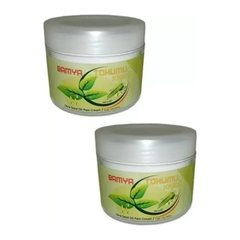 Bamya Tohumu Kremi Rahatlatma Masaj Kremi 100 Ml X 2