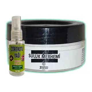 Sülük Merhemi Bakım Kremi 50 Ml+30 Ml Çörek Otu Yağ İle