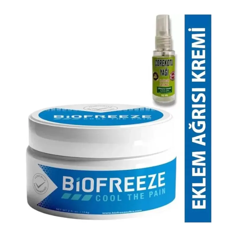 Biofreeze 150 Ml Masaj Kremi + Çörek Otu Yağı 30 Ml Hediye