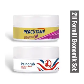 Percuadet Ağrı Yönetimi Için Etkili Bakım Kremi 50 Ml + Painorub Muscle Paine-relief Cream 50 Ml