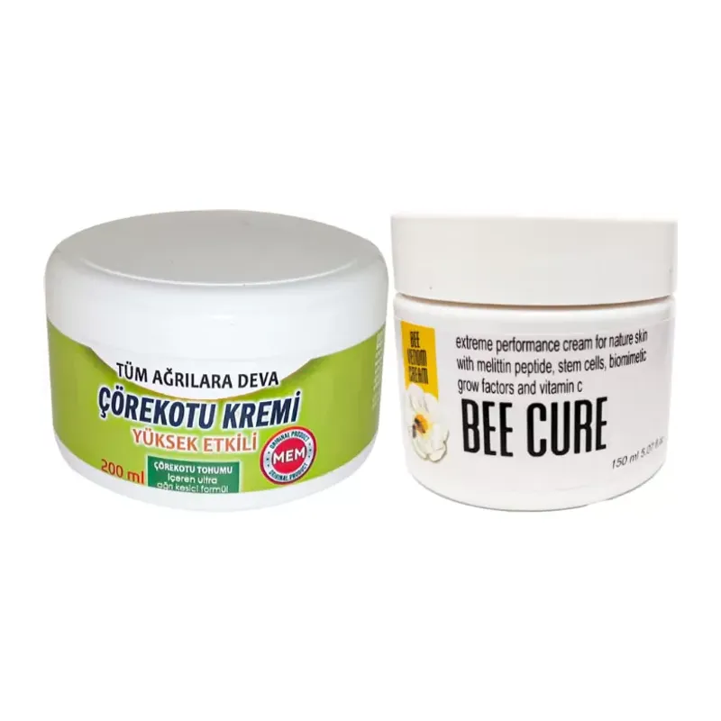 Çörek Otu Kremi Green Box 200 Ml + Beecure 150 Ml Krem / Teskin Krem Seti