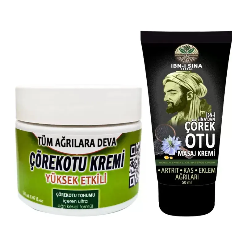 Çörek Otu Kremi Orta Boy 100 Ml Krem + Ibn-ı Sina Çörek Otu Kremi 50 Ml