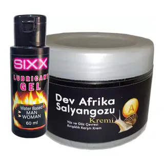 Bonie Giant -ksıxx:24 Dev Afrika Salyangozu YaşlÀnma KÀrşıtı 100 Ml Krem + Sıxx Bay Bayan Iubricent Krem 60ml