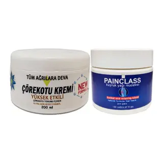 Çörek Otu Kremi White Box 200 Ml + Painclass Kuyruk Yağı Kremi 150 Ml / Teskin Krem Seti