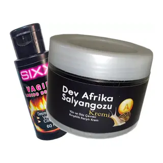 Bonie Giant Afrika Ksıxx:30 Anti-aging Krem 100ml Dev Afrika Salyangozu Ile + Sıxx Bayan 0rgazzm Kremi