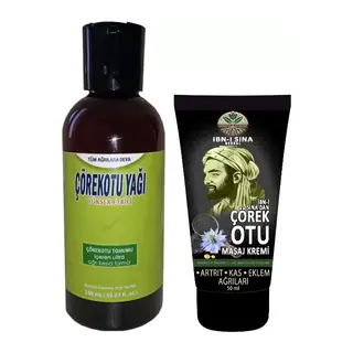 Çörek Otu Yağı 150 Ml + Ibn-ı Sina Çörek Otu Kremi 50 Ml / Vücut Fitıkagrilarina