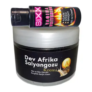 Bonie Giant Anti-yaşlanma Cilt Kremi Ksıxx:32 Dev Afrika Salyangozu 100ml Ile+ 1sıxx Renk Ton Için Kadın Wagına Kremi 60 Ml