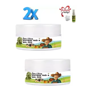 Ibn-ı Sina Vücudunuza Teskin Edici Kuyruk Yağı&bal Özü Bakım Kremi 50 Ml X 2 Ad + Çörek Otu Yağ İle