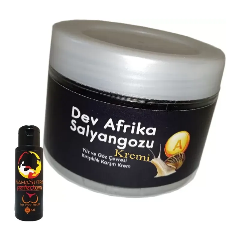 Giant 100ml Kasutra:29 Krem Dev Afrikasalyangozu Anti-aging + L.kamasutra Kalçaşekillendirme Kremi 60 Ml