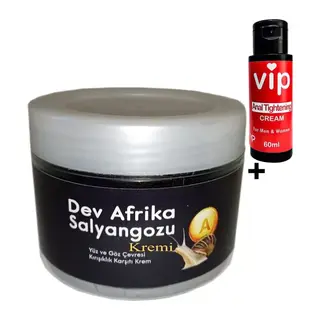 Giant Yaşlanmakarşıtı 100ml Dev Afrikasalyangozu Kremi + Vip Analdaraltıcı Sıkılaştırıcıkrem 60 Ml