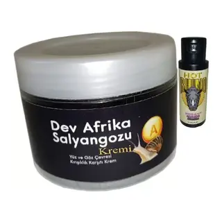 Giant Dev Afrikasalyangozu Yaşlanmakarşıtı Krem 100ml + Hotrhino Bayan Göğüsşekillendirici Krem 60 Ml