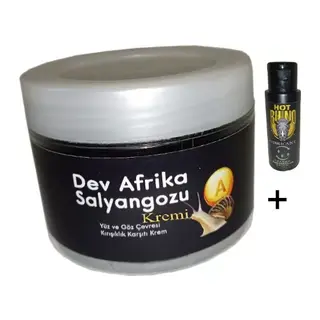 Giant Dev Afrikasalyangozu Yaşlanmakarşıtı 100 Ml Krem + Hotrhino Bay Bayan Kaydırıcıjel 60 Ml