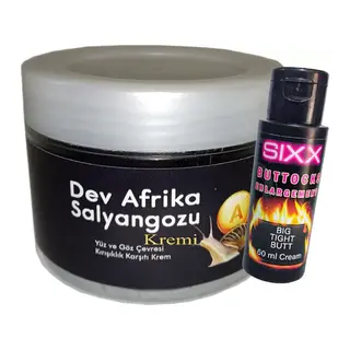 Giant 100ml Krem Dev Afrikasalyangozu Anti-aging + Sıxx Kalçaşekillendirme Kremi 60 Ml