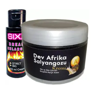 Giant Afrikasalyangozu Dev Salyangozyaşlanma Karşıtı 100ml + Sıxx Bayan Memeşekillendirici Krem 60 Ml