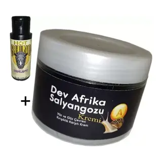 Giant Yaşlanmakarşıtı Salyangozkremi 100ml Dev Afrikasalyangozu + Hotrhino Kalçaşekillendirici Krem 60 Ml
