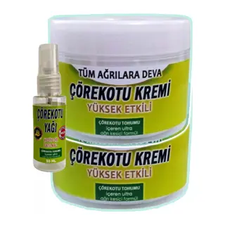 Çörek Otu Teskin Kremi 2 Adet 100 Ml + 30 Ml Çörek Otu Yağı