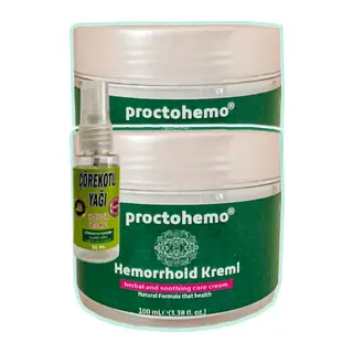 Proctohemo Krem 100 Ml X 2 Adet + Çörek Otu Yağı 30 Ml