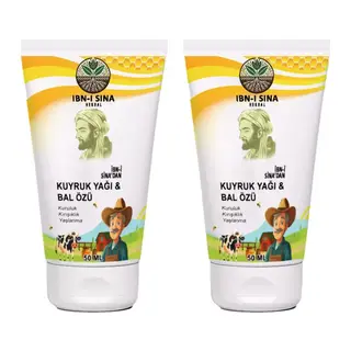 Ibn-ı Sina Kuyruk Yağı & Bal Özlü Cildinize Ve Yüzünüze Bakım Kremi 50 Ml 2 Adet