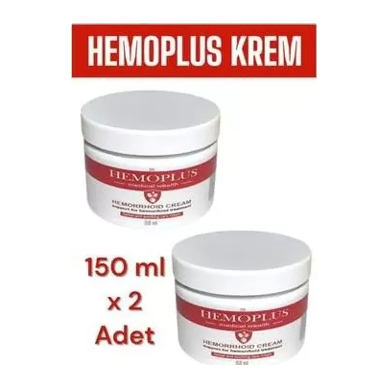 Hemoplus Krem 150 Ml - Hemorrhoid Cream X 2 Adet