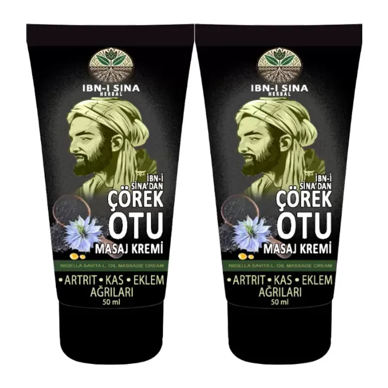 Ibn-ı Sina Çörek Otu Kremi 2 Adet 50 Ml / Masaj Kremi