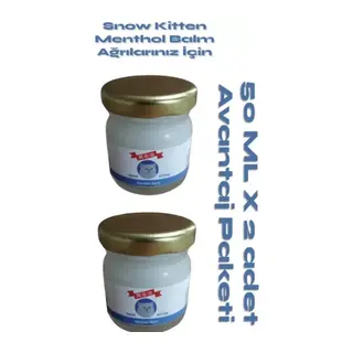 Süper Snow Kitten Menthol Aromalı Masaj Kremi 50 Ml 2 Adet