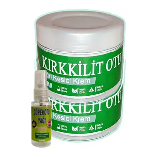 Kırkkilit Otu Kremi 2 Adet 100 Ml Kremi + Çörek Otu Yağı Yağı 30 Ml